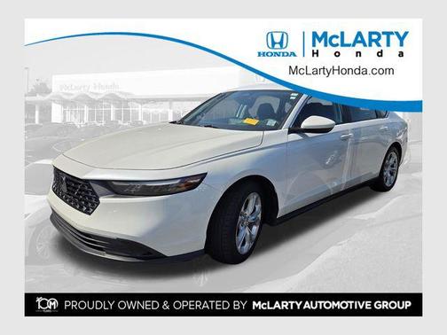 Platinum White Pearl 2023 Honda Accord LX 1.5T