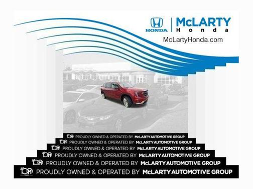 Volcanic Red Tintcoat 2025 GMC Acadia FWD Elevation