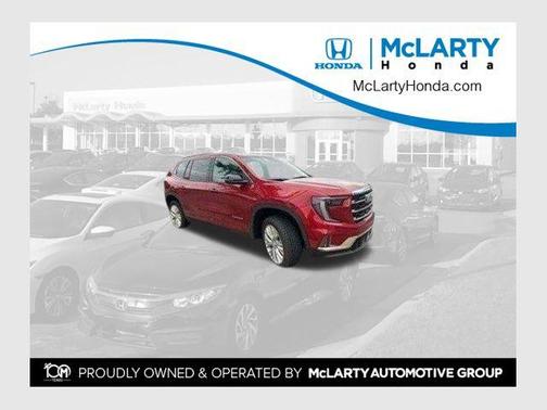 Volcanic Red Tintcoat 2025 GMC Acadia FWD Elevation