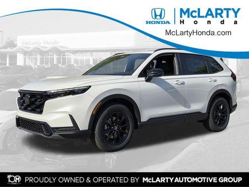 Platinum White Pearl 2026 Honda CR-V Hybrid Sport-L AWD