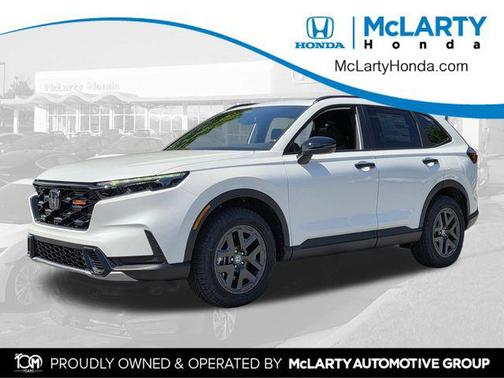 Platinum White Pearl 2026 Honda CR-V Hybrid TrailSport AWD