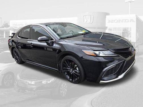 Midnight Black Metallic 2024 Toyota Camry XSE