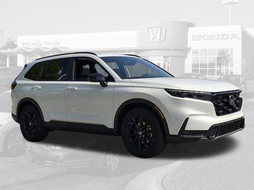 Platinum White Pearl 2026 Honda CR-V Hybrid Sport-L FWD