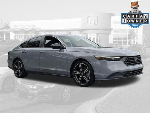 Urban Gray Pearl 2023 Honda Accord Hybrid Sport
