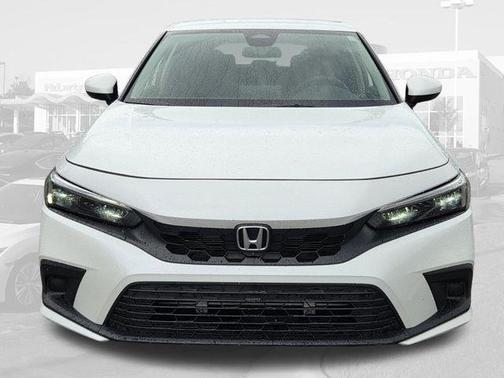 Platinum White Pearl 2024 Honda Civic LX