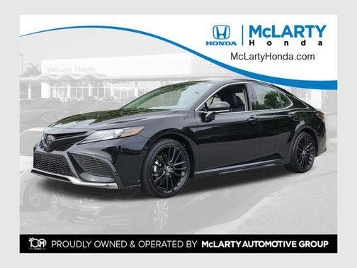 Midnight Black Metallic 2024 Toyota Camry XSE