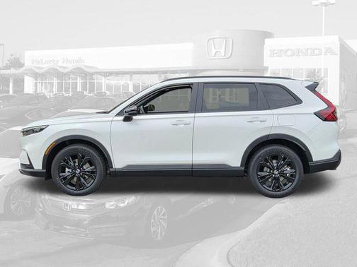 Platinum White Pearl 2026 Honda CR-V Hybrid Sport Touring AWD