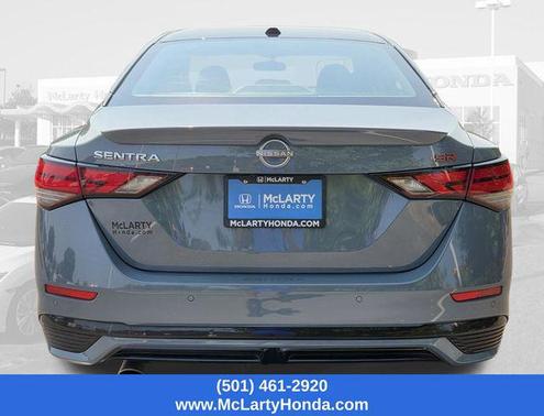 Atlantic Gray Metallic/Super Black 2025 Nissan Sentra SR