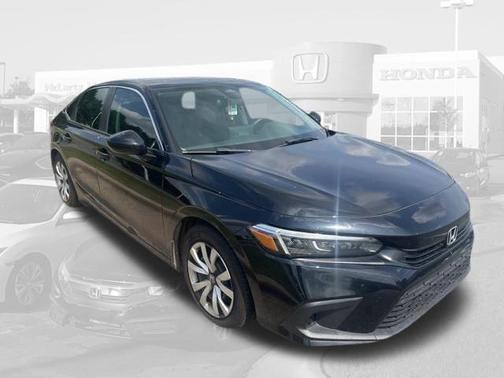 Crystal Black Pearl 2023 Honda Civic LX