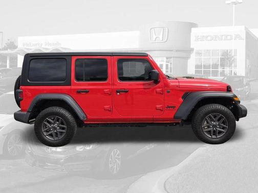 Firecracker Red Clearcoat 2024 Jeep Wrangler Sport S