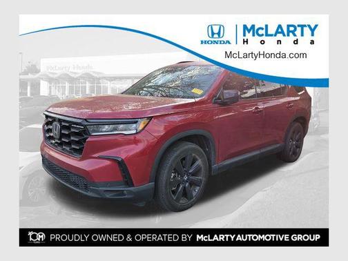 Radiant Red 2025 Honda Pilot Black Edition