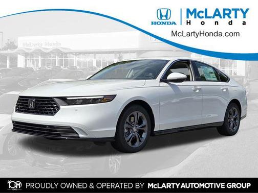 Platinum White Pearl 2026 Honda Accord Hybrid EX-L