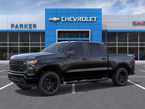 Black 2026 Chevrolet Silverado 1500 Custom