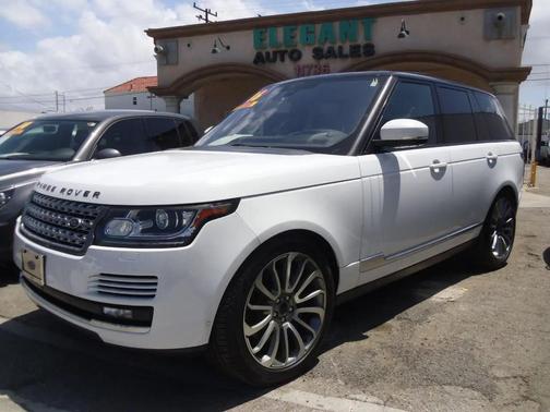 White 2016 Land Rover Range Rover 5.0L Supercharged