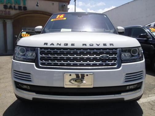 White 2016 Land Rover Range Rover 5.0L Supercharged