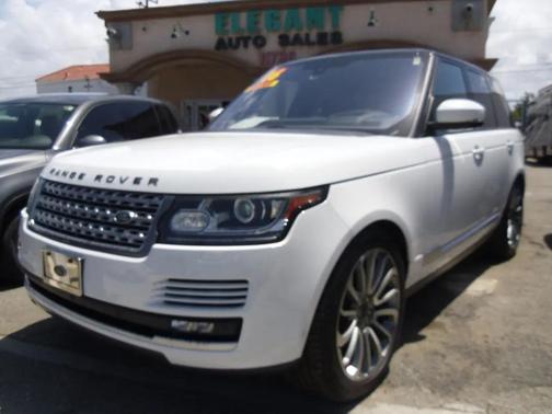 White 2016 Land Rover Range Rover 5.0L Supercharged