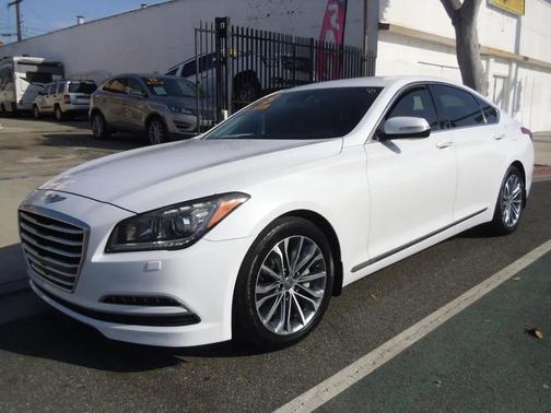 Casablanca White 2015 Hyundai Genesis 3.8