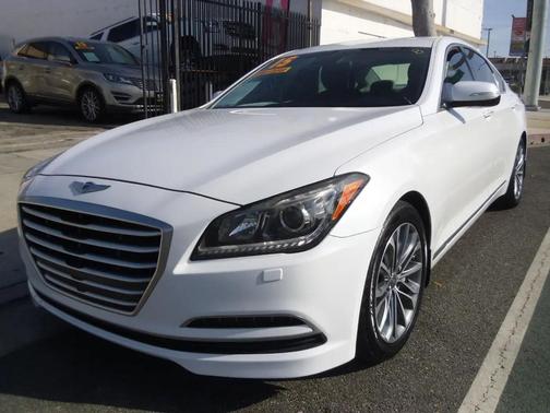 Casablanca White 2015 Hyundai Genesis 3.8