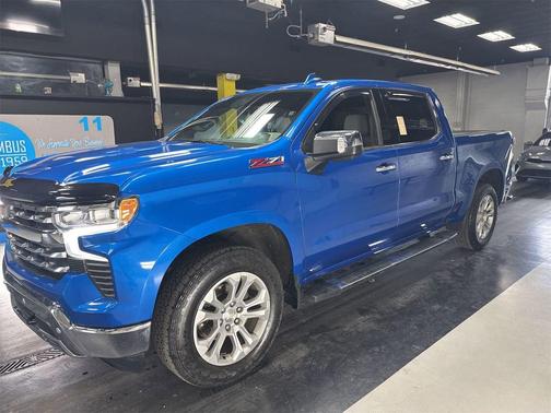 Glacier Blue Metallic 2022 Chevrolet Silverado 1500 LTZ