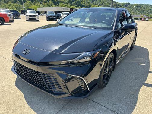 Midnight Black Metallic 2025 Toyota Camry XSE