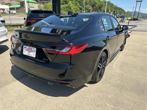 Midnight Black Metallic 2025 Toyota Camry XSE