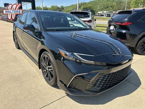 Midnight Black Metallic 2025 Toyota Camry XSE