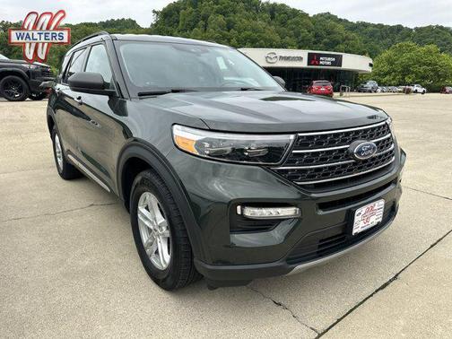 Forged Green Metallic 2022 Ford Explorer XLT