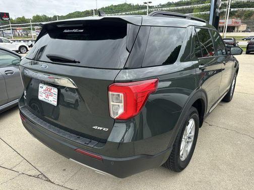 Forged Green Metallic 2022 Ford Explorer XLT