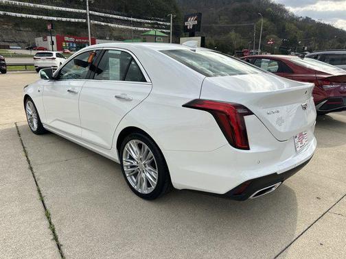 Summit White 2024 Cadillac CT4 Premium Luxury