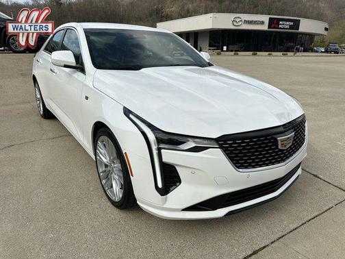 Summit White 2024 Cadillac CT4 Premium Luxury