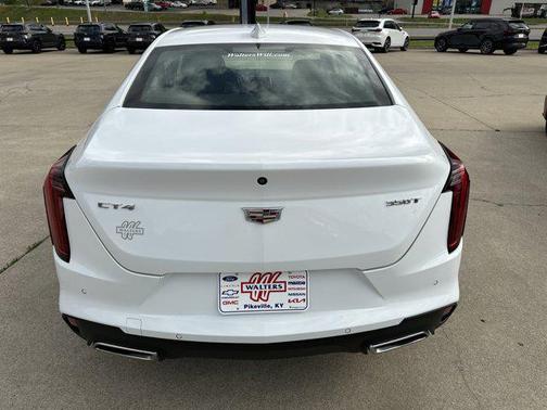 Summit White 2024 Cadillac CT4 Premium Luxury