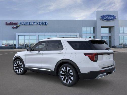 Space White Metallic 2026 Ford Explorer Platinum