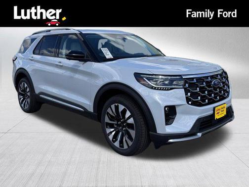 Space White Metallic 2026 Ford Explorer Platinum