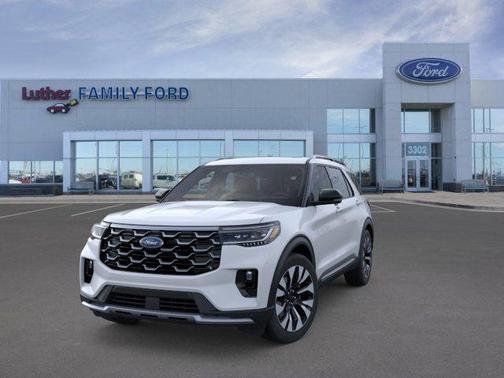 Space White Metallic 2026 Ford Explorer Platinum
