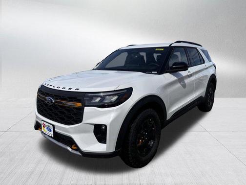 Star White Metallic Tri-Coat 2026 Ford Explorer Tremor