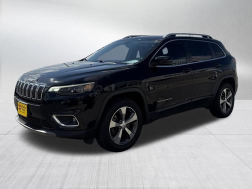 Diamond Black Crystal Pearlcoat 2019 Jeep Cherokee Limited