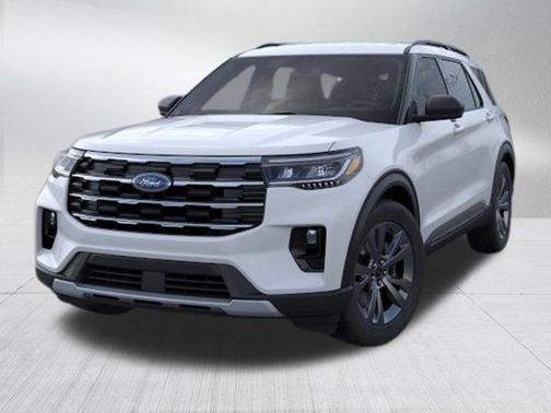 Space White Metallic 2026 Ford Explorer Active