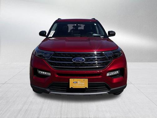 Rapid Red Metallic Tinted Clearcoat 2023 Ford Explorer XLT