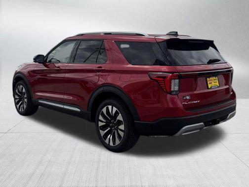 Rapid Red Metallic Tinted Clearcoat 2026 Ford Explorer Platinum