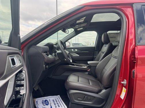 Rapid Red Metallic Tinted Clearcoat 2026 Ford Explorer Platinum