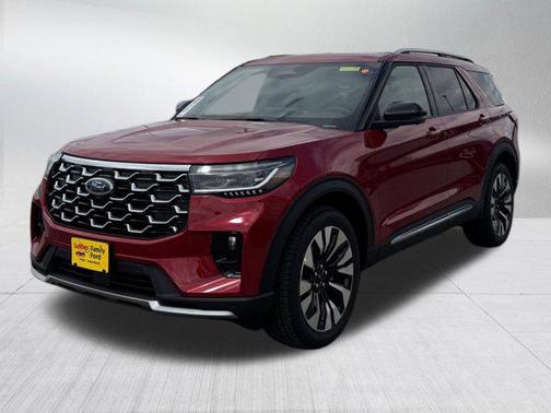 Rapid Red Metallic Tinted Clearcoat 2026 Ford Explorer Platinum