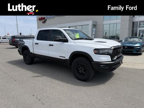 Bright White Clearcoat 2025 RAM 1500 Rebel