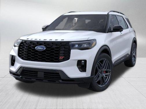 Star White Metallic Tri-Coat 2026 Ford Explorer ST