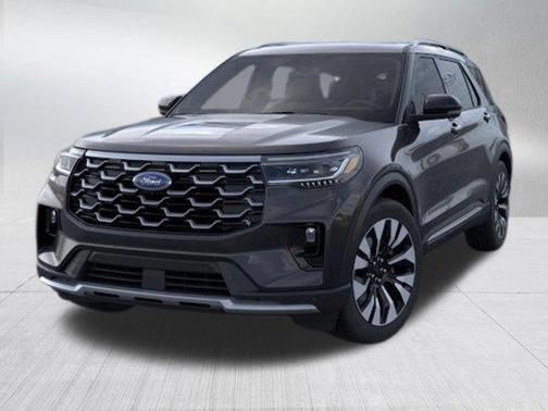 Agate Black Metallic 2026 Ford Explorer Platinum