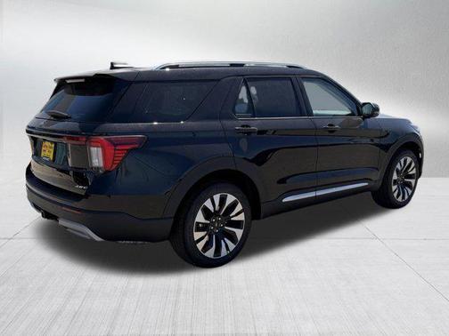 Agate Black Metallic 2026 Ford Explorer Platinum