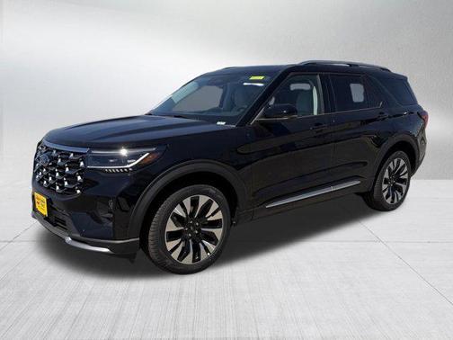 Agate Black Metallic 2026 Ford Explorer Platinum