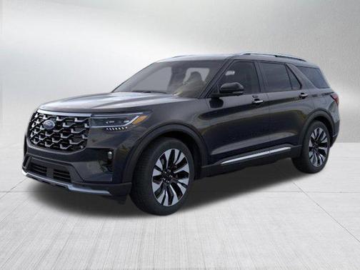 Agate Black Metallic 2026 Ford Explorer Platinum
