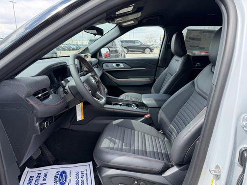Space White Metallic 2026 Ford Explorer ST-Line