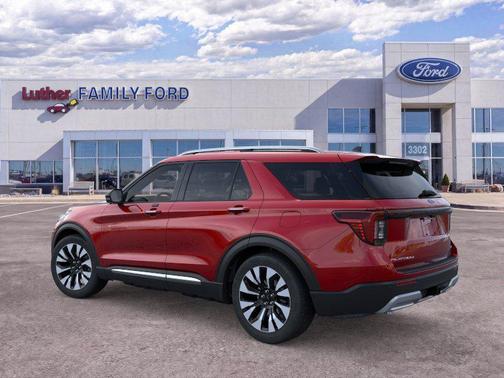 Rapid Red Metallic Tinted Clearcoat 2026 Ford Explorer Platinum