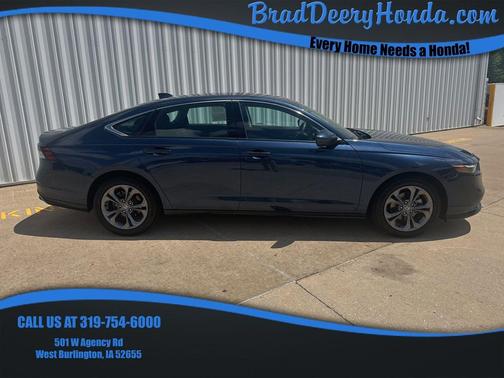 Canyon River Blue Metallic 2024 Honda Accord EX